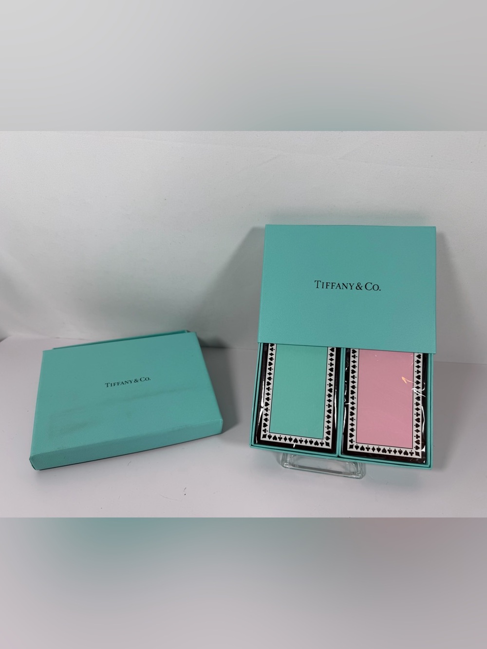 NWOT: Tiffany & Co. Playing Cards Set of 2 Sealed Decks Tiffany Blue Box